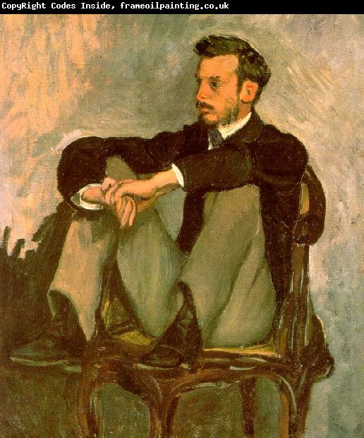 Frederic Bazille Portrait of Renoir
